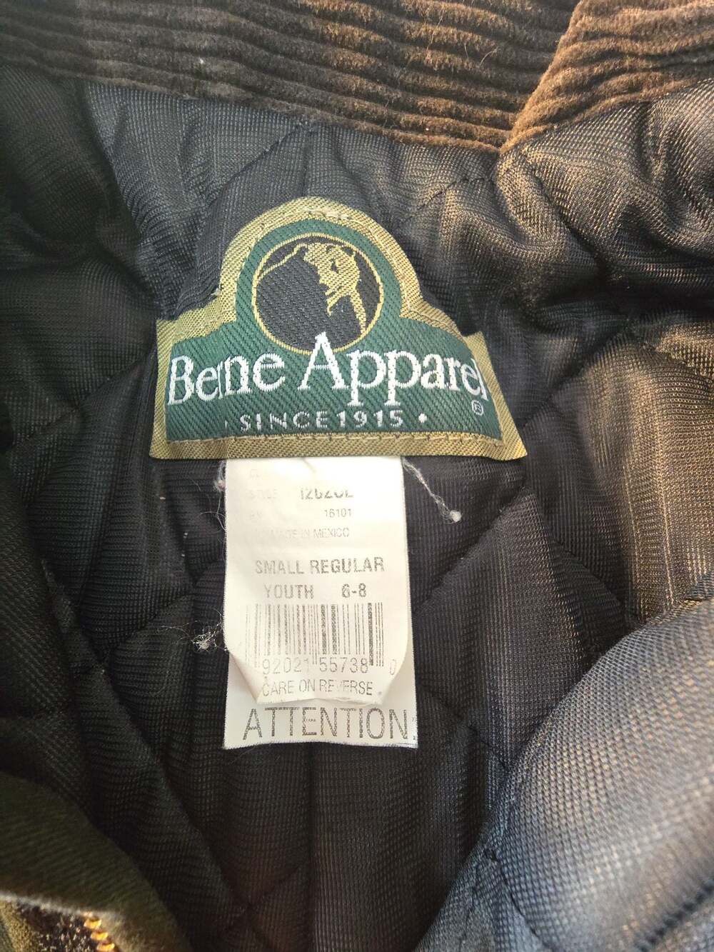 Vintage Berne Apparel Youth Insulated Quilted Jumpsuit Coveralls Size Small 6-8 - Picture 2 of 3
